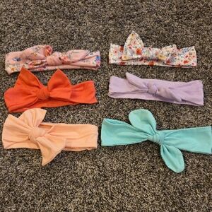 Pink and Orange Hair Accessories Set